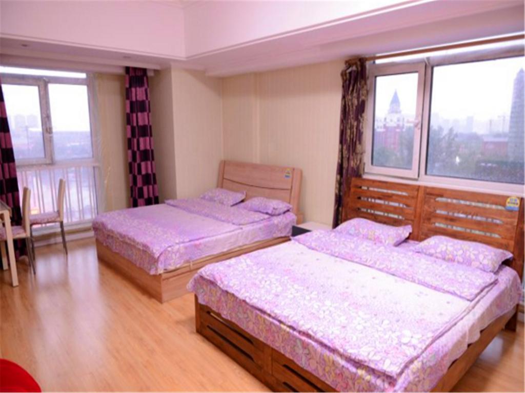 Green Express Apartment Harbin West Railway Station Rom bilde